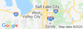 West Valley City map